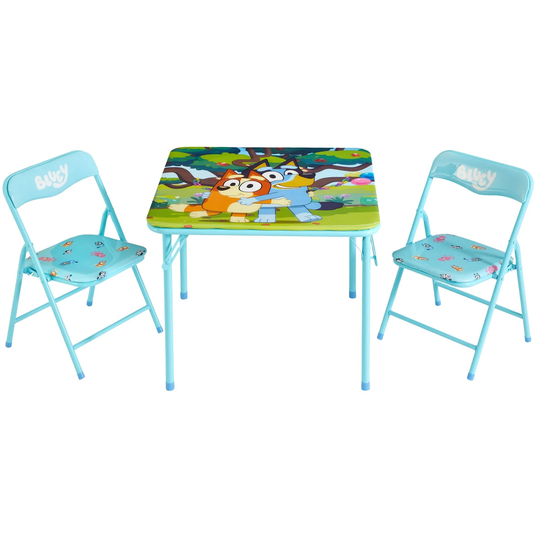 Bluey Kids' 3-Piece Table and Chairs Set, Blue - Walmart.com | Walmart (US)
