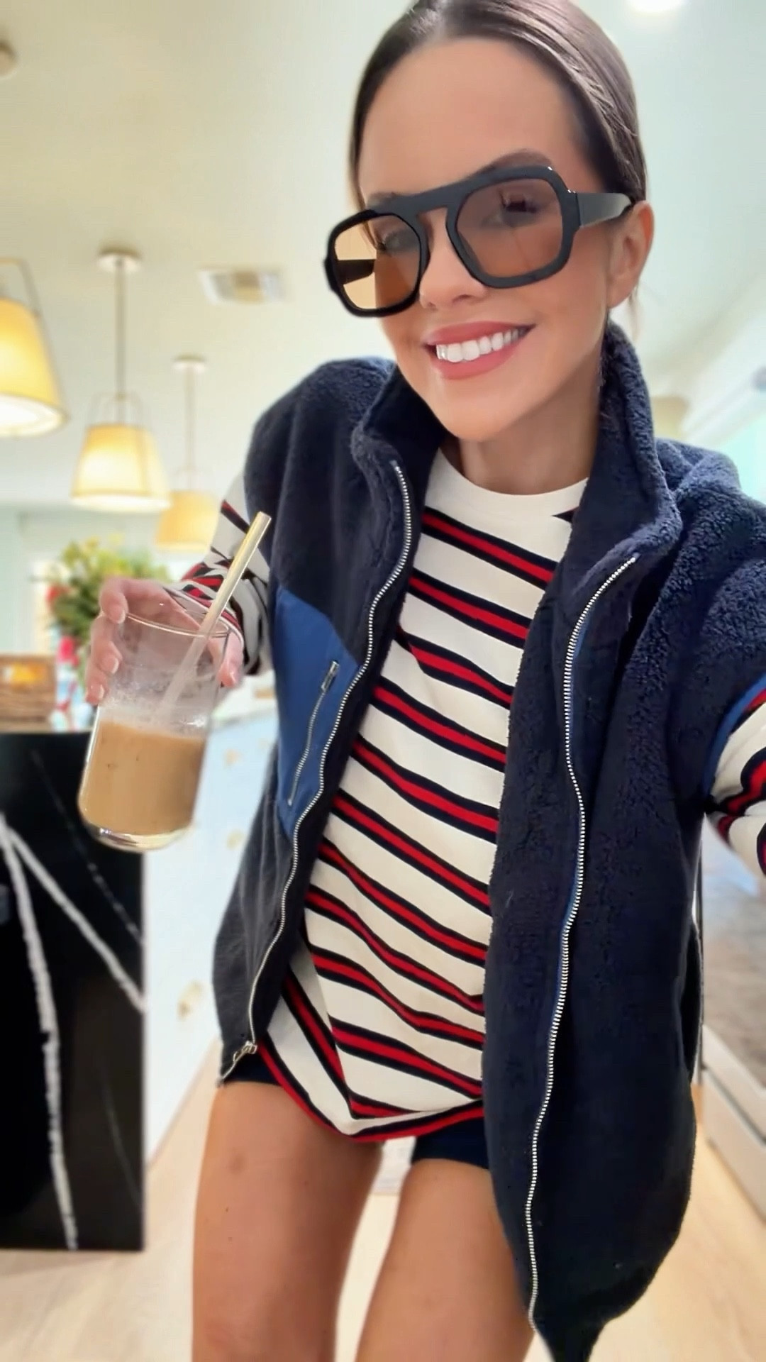 Casual outfit for running all the errands. In a size small in everything shoes are true to size.


Running out the door in my go-to everyday uniform: striped long sleeve, fleece vest, biker shorts + my iced coffee in hand ☕️✨ The comfiest, mom-on-the-move, errands-and-school-drop-off look that still feels put together. Linking everything because this combo never fails. 🤍

#OutfitOfTheDay #OOTD #AmazonFashionFinds #EverydayOutfit #CasualOutfits #CozyStyle #MomStyle #ErrandOutfit #BikerShortsOutfit #StripedTop #WinterLayers #AthleisureOutfits #DailyOutfitInspo #AmazonInfluencer #NeutralStyle #FallOutfits2025 #WinterOutfits2025 #StreetStyleInspo #MinimalStyle #LayeredLooks #ComfortFirstFashion #StyleTok #TikTokFashion #FashionForMoms #GetReadyWithMe #GRWM #InfluencerStyle #HomeAndStyle #VestOutfit #KitchenAesthetic

#LTKootd #LTKdayinmylife #LTKmomlife