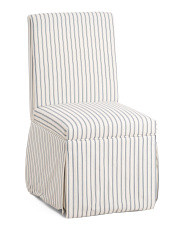 19.5x37 Striped Rolling Caster Wheel Slipcover Dining Chair | Kitchen & Dining Room | Marshalls | Marshalls