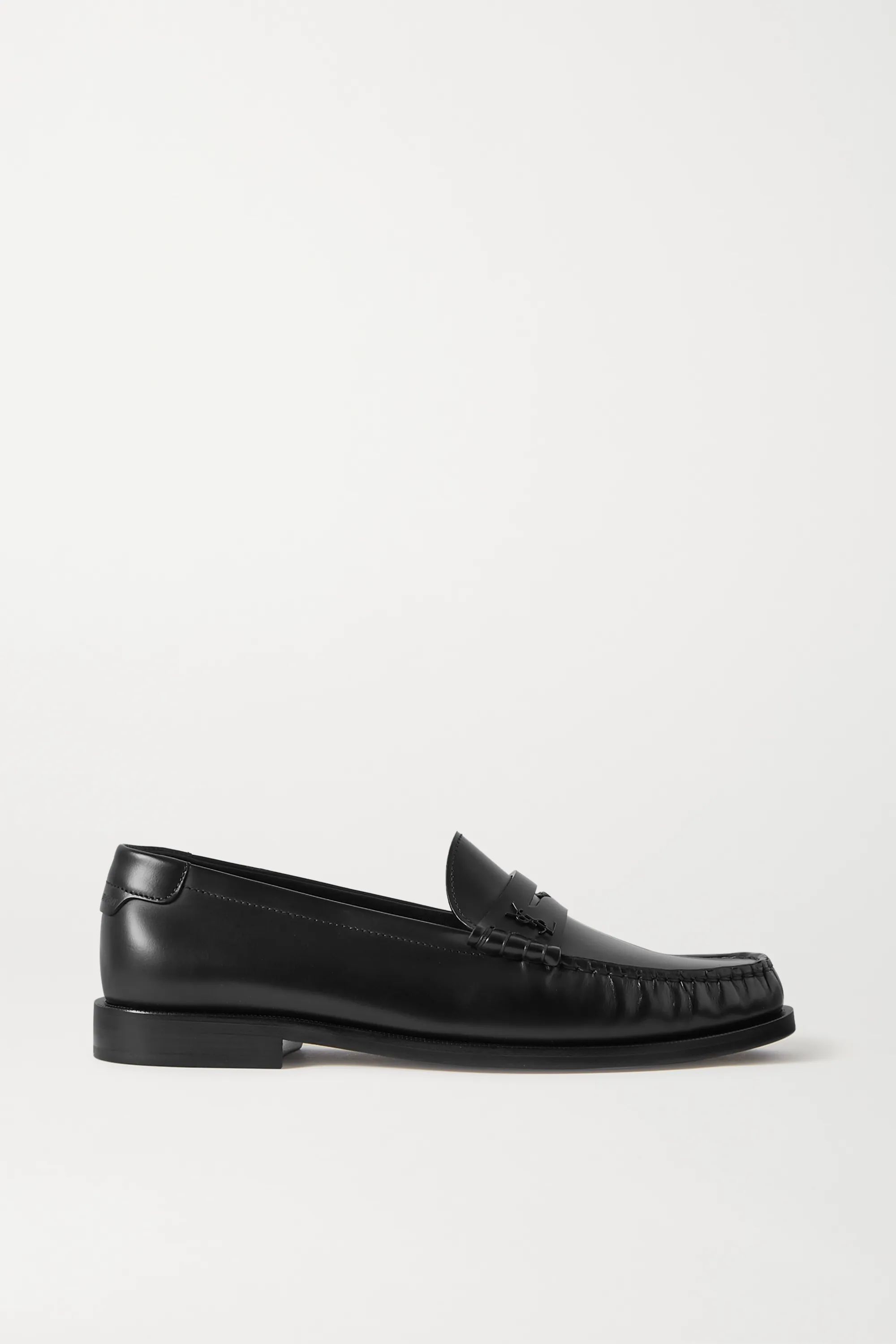 Logo-appliquéd leather loafers | NET-A-PORTER (UK & EU)