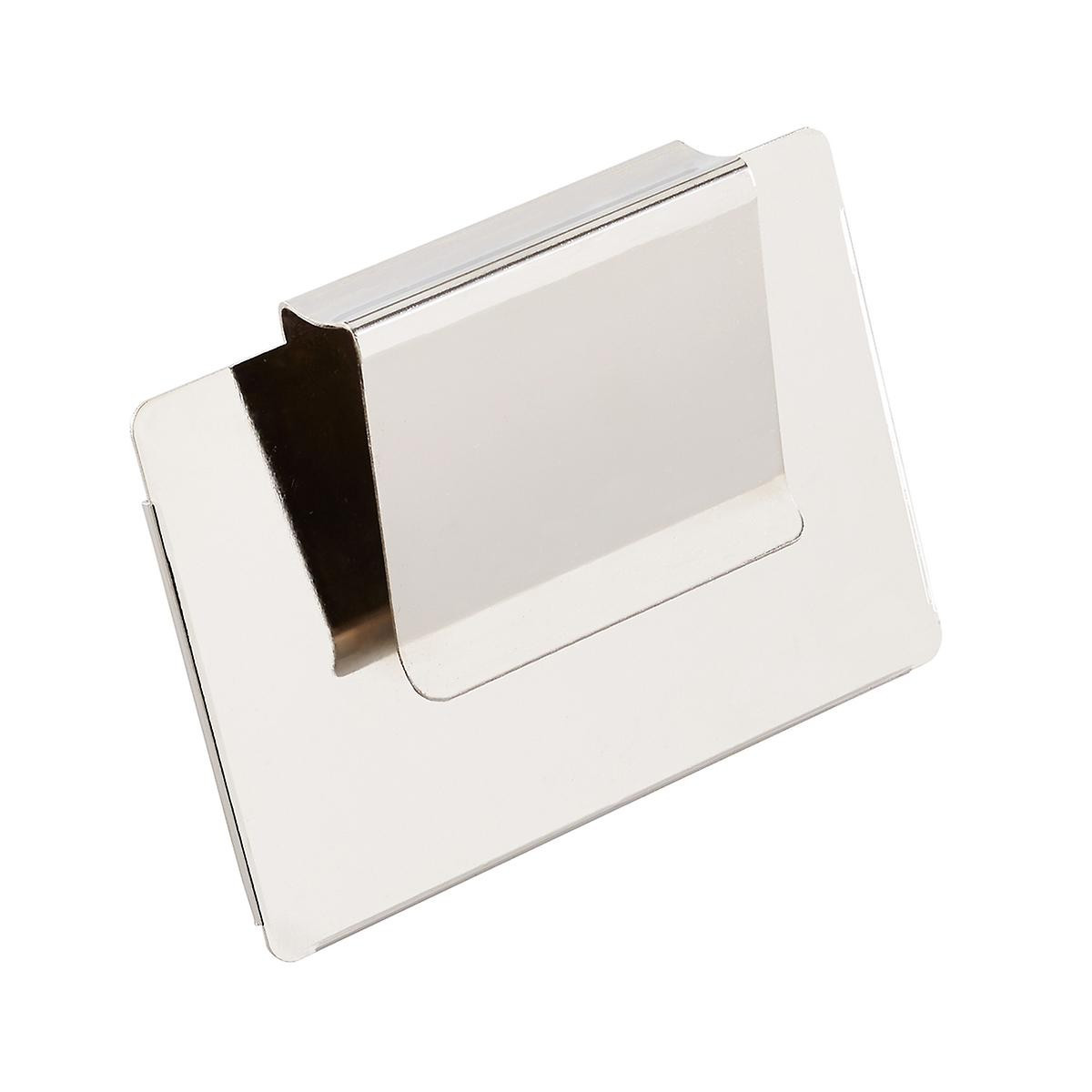 Silver Bin Clip Label Holders | The Container Store