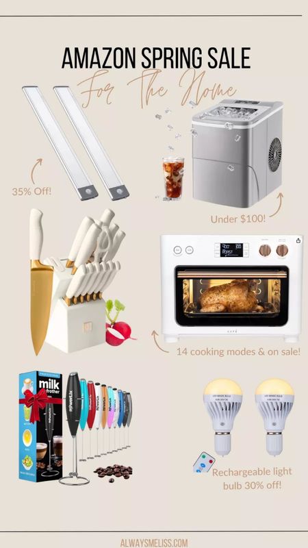 Amazon is having a great Spring sale right now! Sharing some of my faves for the home! Love the ice cream machine and recently purchased the oven. 

Amazon 
Spring Sale
Kitchen Essentials

#LTKfamily #LTKhome #LTKsalealert