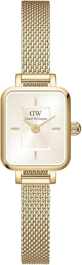 Daniel Wellington Quadro Mini 3-Link Two Tone Gold - Women Watch Stainless Steel Watch | Amazon (US)