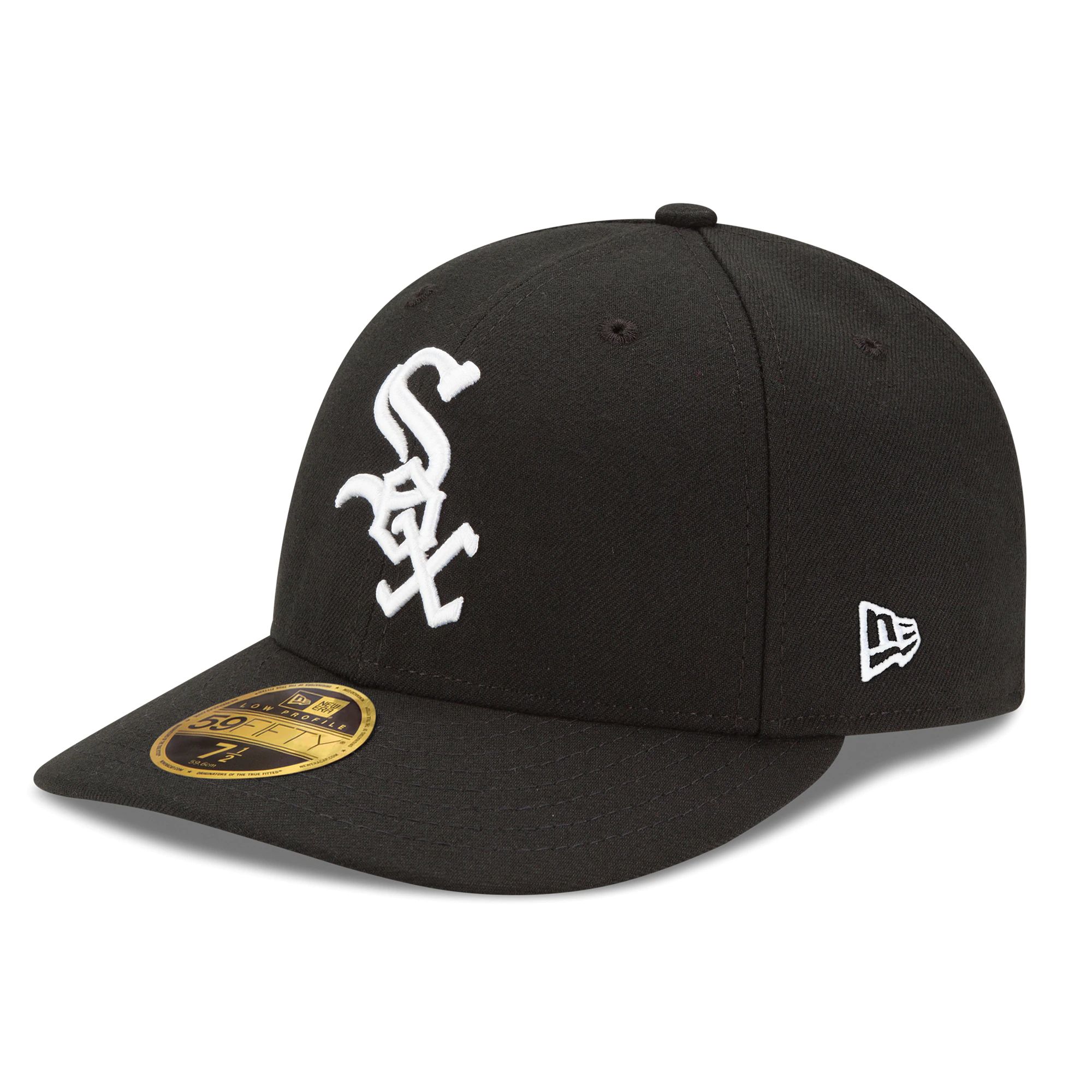 Chicago White Sox New Era Authentic Collection On Field Low Profile Game 59FIFTY Fitted Hat - Bla... | Fanatics
