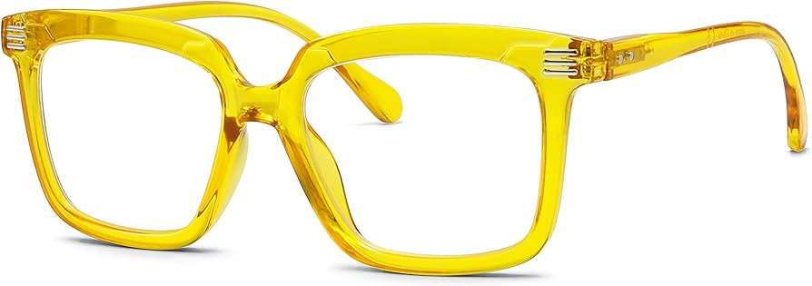 Eyekepper Hochwertigen Brille - Übergroße Rechteckig Qualität Brillen für Damen Gelb | Amazon (DE)
