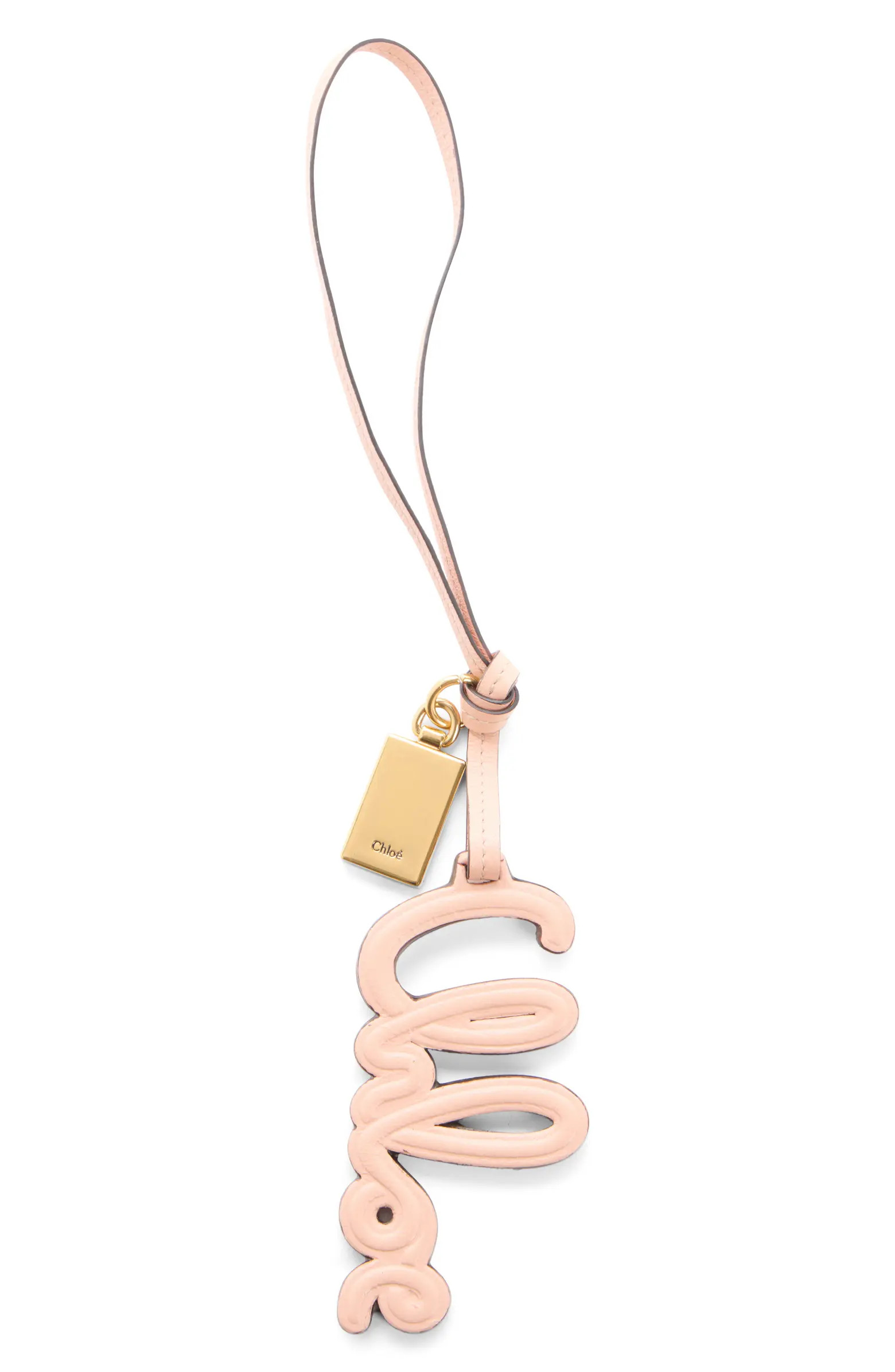 Logo Leather Bag Charm | Nordstrom