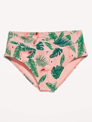 Matching High-Waisted Cross-Front Bikini Swim Bottoms for Women | Old Navy (US)