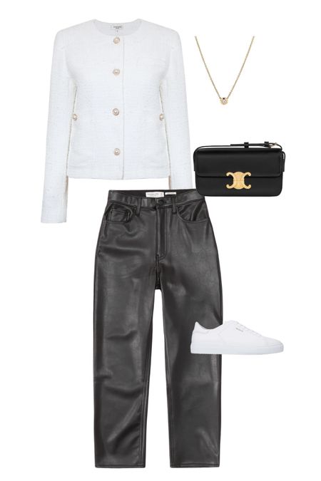 Styling leather straight leg trousers! 





Black leather trousers, Black straight leg trousers, Axel Arrigato, White trainers, Work outfit inspo, White boucle jacket, Spring jacket, Celine bag, Luxury accessories, Diamond necklace

#LTKunder100 #LTKworkwear #LTKstyletip