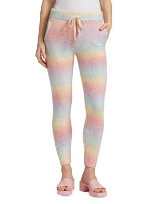 Sandra Rainbow Knit Joggers | Saks Fifth Avenue OFF 5TH