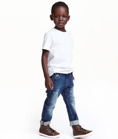 H&M Tapered Jeans with Suspenders $29.99 | H&M (US)