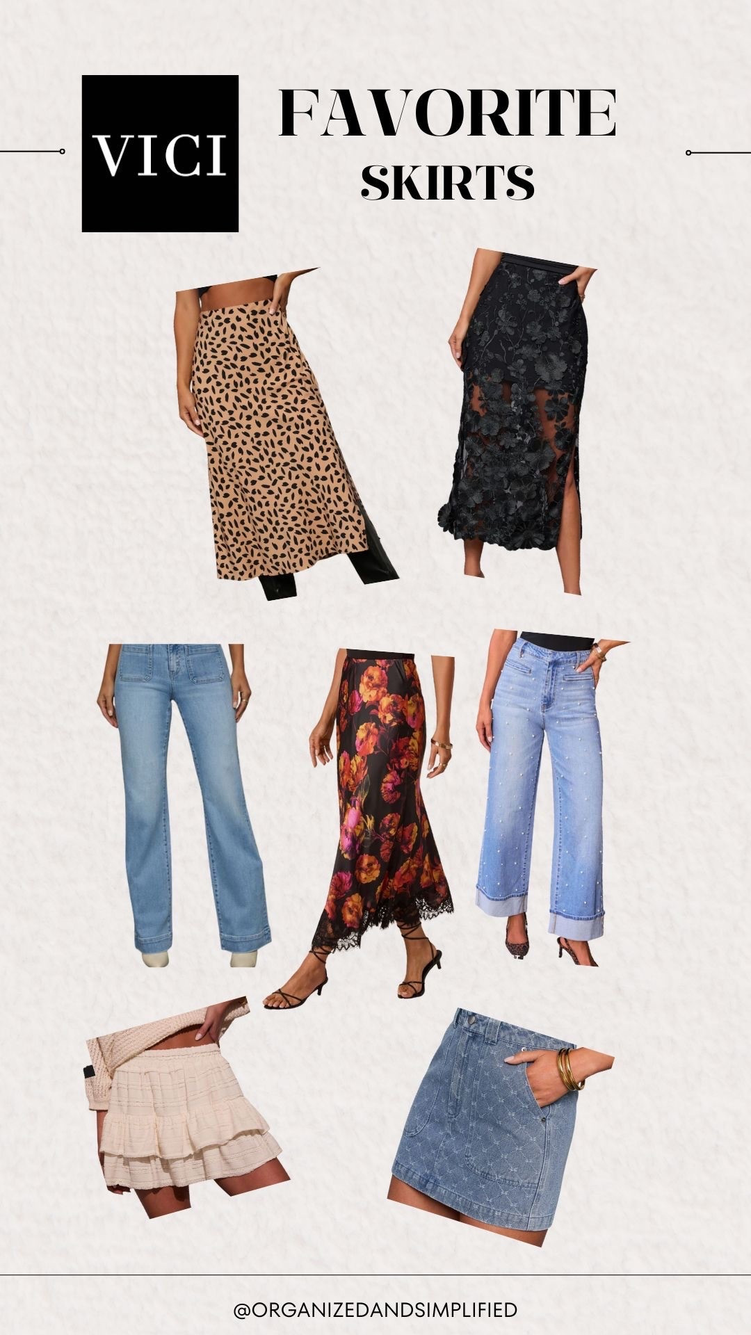 I always buy my skirts from VICI!  I can’t wait to get my new order with these skirts and denim looks!  

Check out their awesome sales on LTK! 

#LTKSeasonal #LTKxVICI #LTKStyleTip