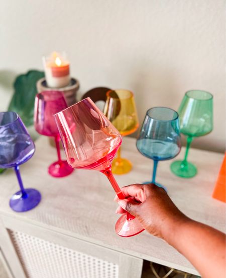 Colorful acrylic wine glasses from Amazon under $40 🩷💛💙💜💚🩵

#LTKparties #LTKhome #LTKMostLoved