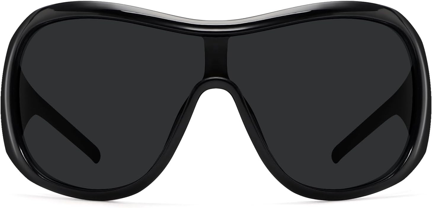 boten Trendy Oversized Sunglasses for Women Wrap Around Glasses | Amazon (US)