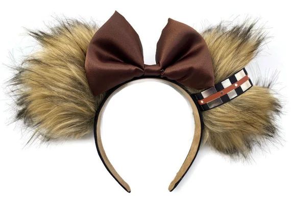 Chewbacca Ears Star Wars Ears Wookiee Ears Chewbacca Minnie Ears Headband | Etsy (US)