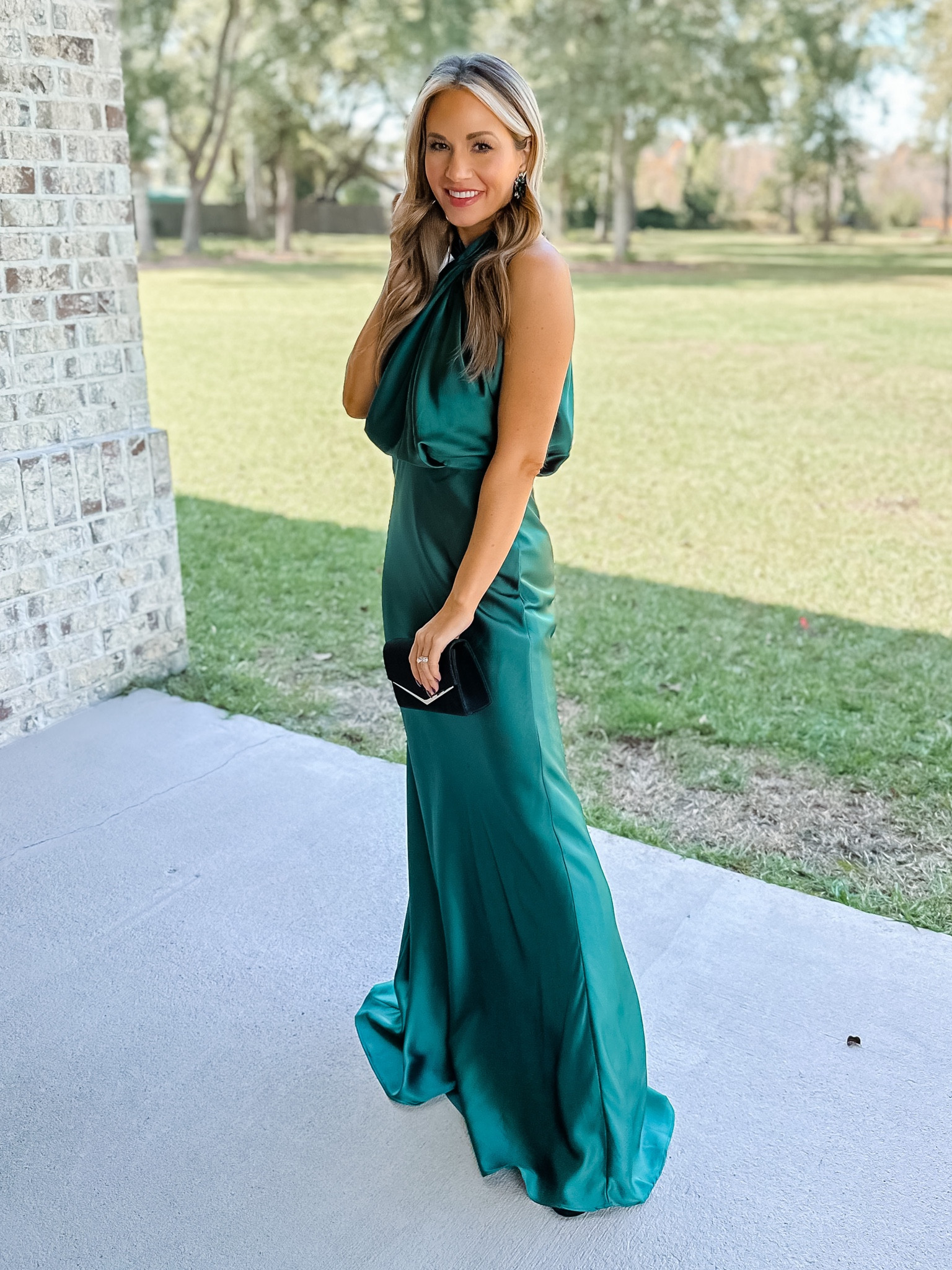 Wearing a small in dress. Runs tts. // morning lavender sale! 

Formal dress. Wedding guest dress  

#LTKHoliday #LTKCyberweek #LTKsalealert