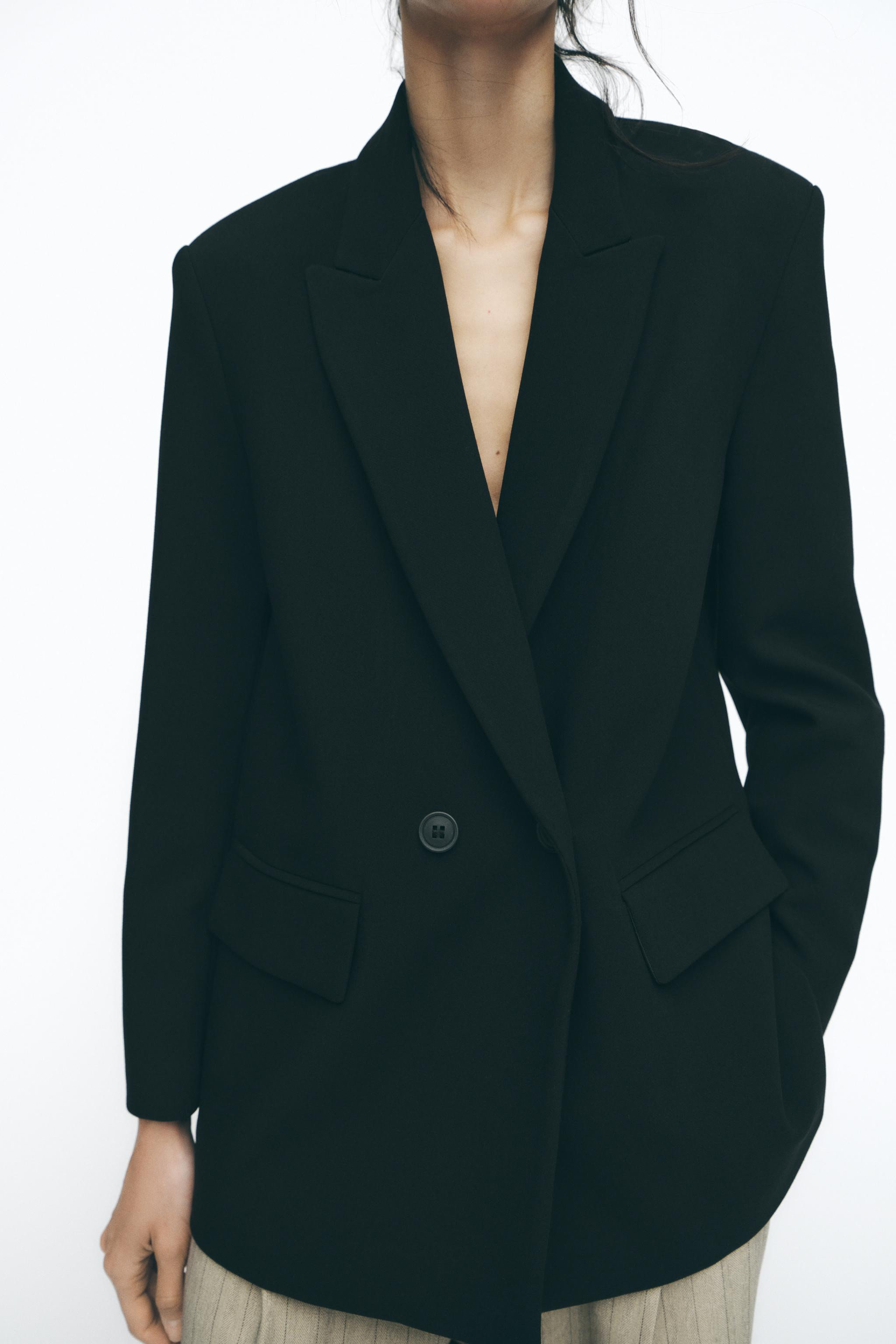OVERSIZE DOUBLE-BREASTED BLAZER | Zara UK