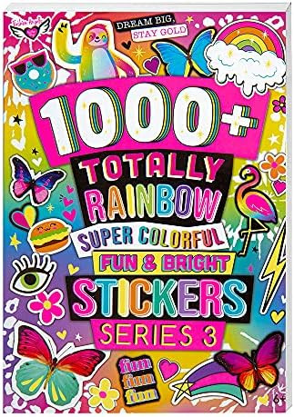Fashion Angels 1000+ Totally Rainbow Colorful Stickers for Kids - Fun Craft Stickers for Scrapboo... | Amazon (US)