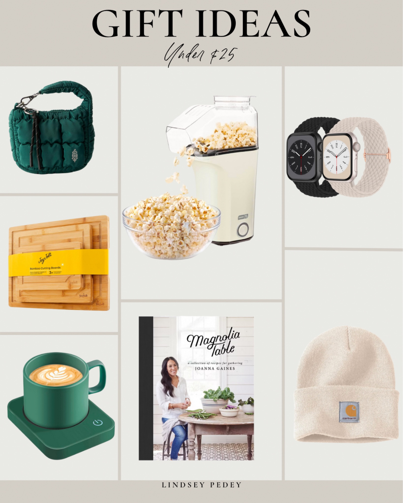 GIFT IDEAS- Under $25

Here are some last minute gift ideas for all under $25!

Cook book, Apple Watch bands, cutting boards, carhartt hat, popcorn maker, electric coffee mug warmer, quilter micro pouch 



#LTKHoliday #LTKFindsUnder50 #LTKGiftGuide