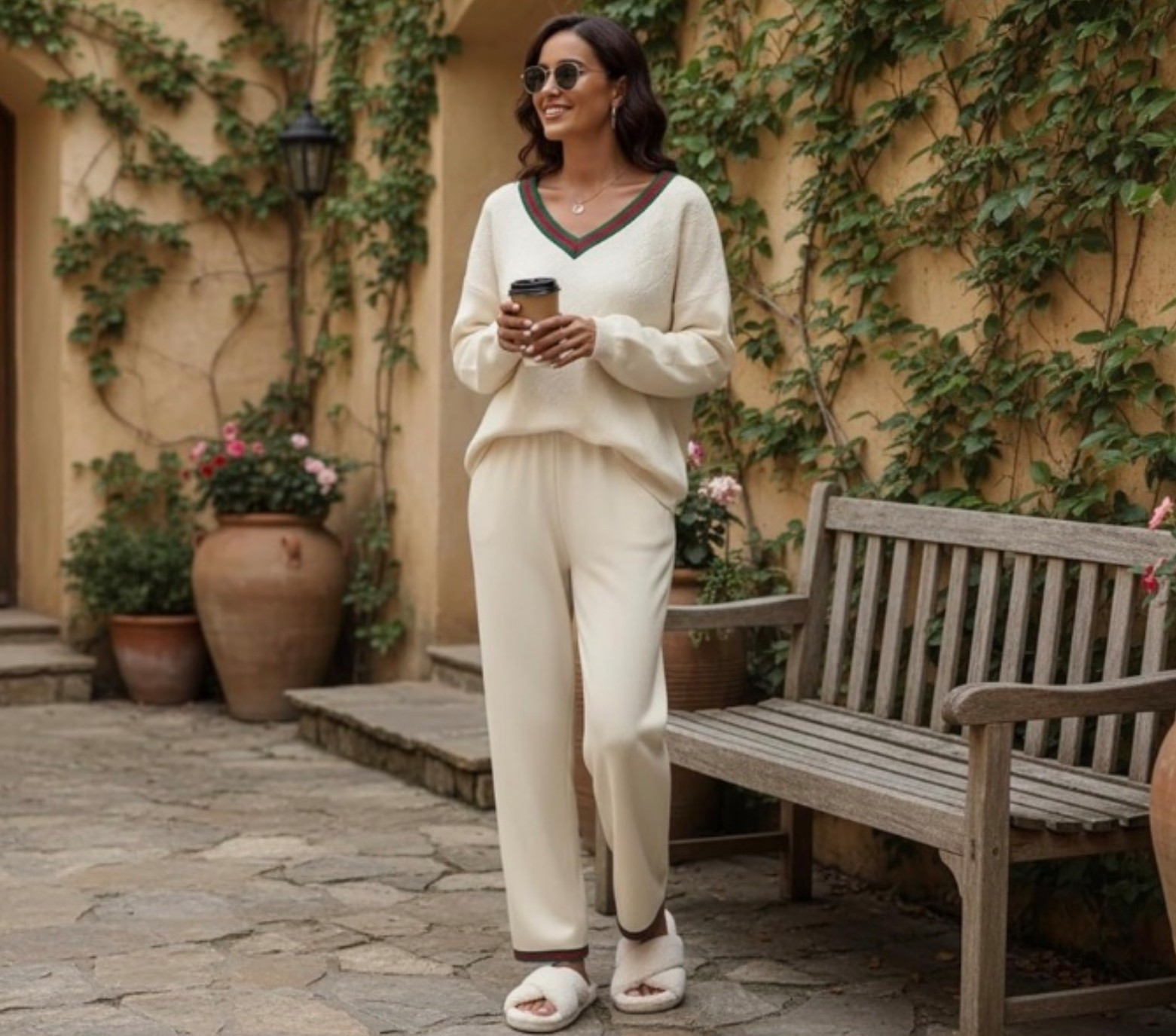 This Knit V-Neck Sweater Lounge Set is that soft, put together comfort. Easy for errands, slow days at home, or winding down in style.

Wrap yourself in comfort, add to cart now.✨

#LTKU #LTKSeasonal #LTKMidsize