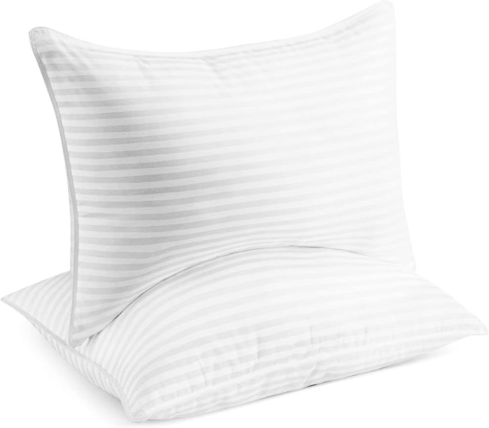 Beckham Hotel Collection Bed Pillows Standard / Queen Size Set of 2 - Down Alternative Bedding Ge... | Amazon (US)