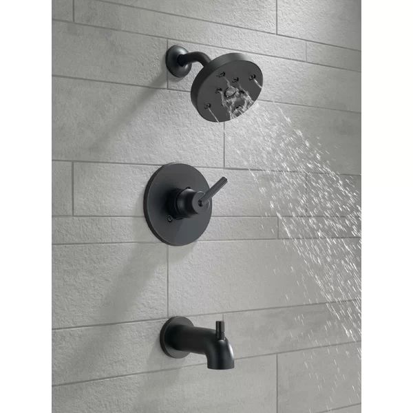 Trinsic® Pressure Balanced Tub and Shower Faucet with H2Okinetic Technology | Wayfair North America