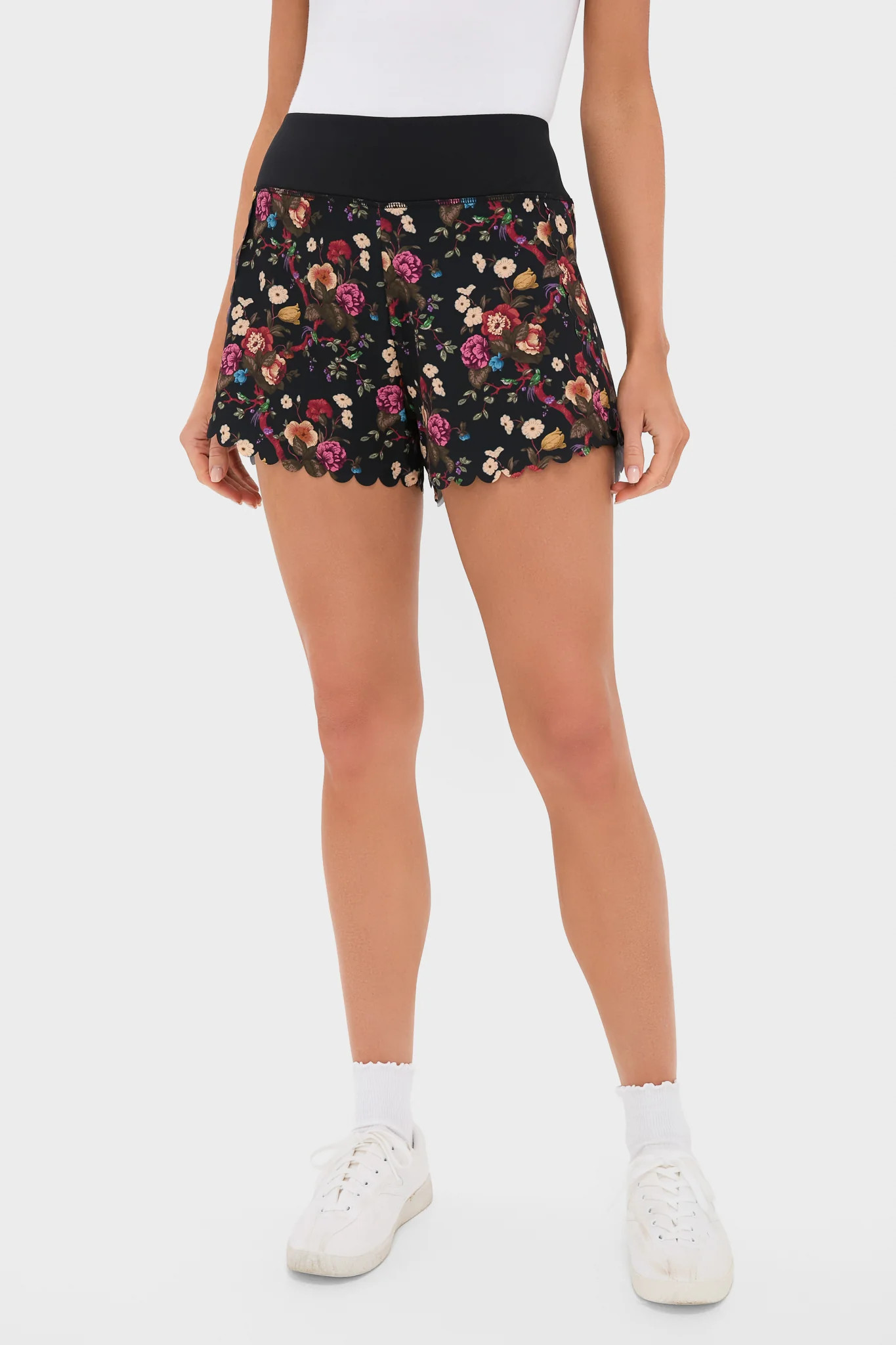 Baroque Floral Scallop Performance Jersey Marisa Short | Tuckernuck (US)