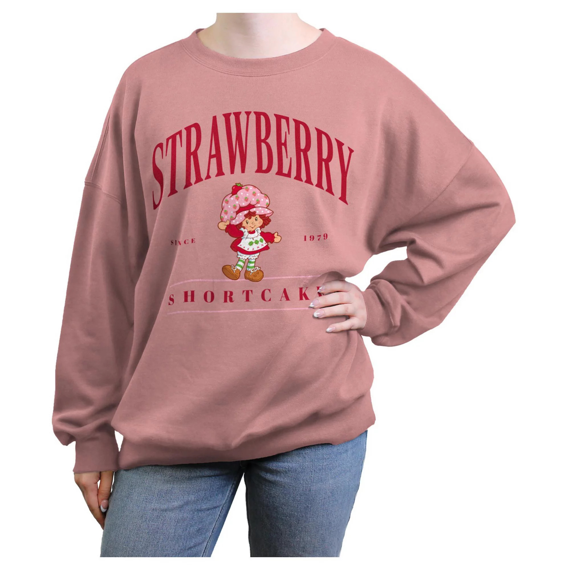 Juniors' Strawberry Shortcake Since 1979 Oversized Graphic Pullover | Kohl's