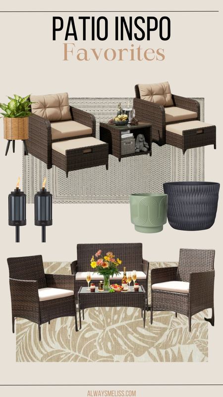 I saw Walmart currently has some super cute outdoor sets on sale! Love these two! They also have so many great flower pots and outdoor decor this season.

Walmart Home
Patio Decor
Outdoor furniture 

#LTKSeasonal #LTKfamily #LTKhome