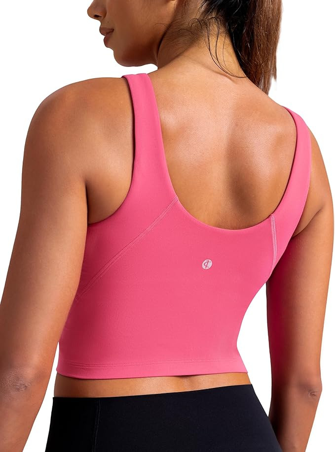 Colorfulkoala Dreamlux Womens Padded Sports Bra High Neck U-Back Yoga Running Workout Athletic Ta... | Amazon (US)