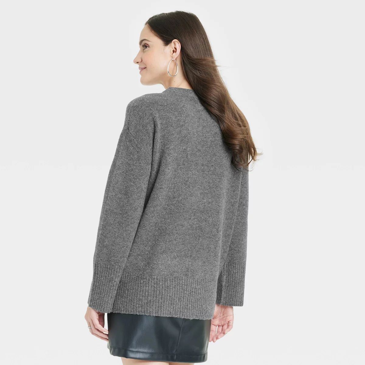 Women's Crewneck Tunic Pullover Sweater - A New Day™ | Target