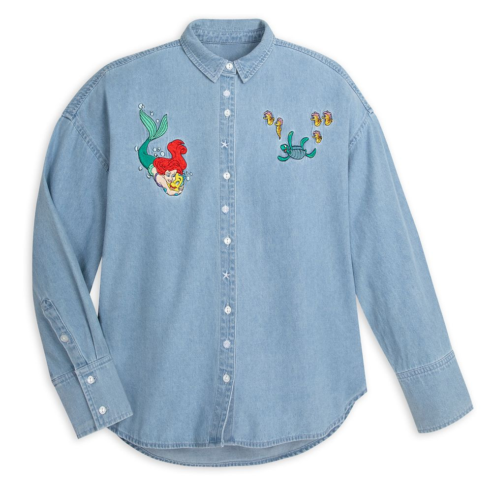Ariel Denim Shirt for Women – The Little Mermaid | Disney Store