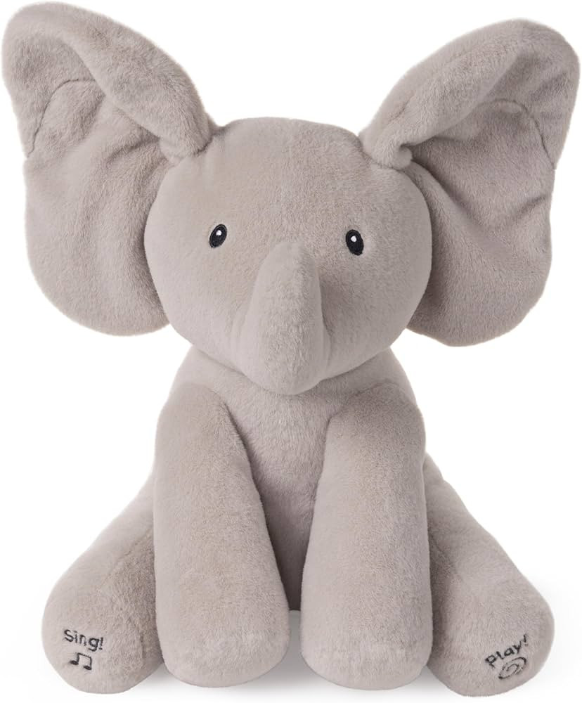 Amazon.com: GUND Baby Animated Flappy The Elephant Plush, Singing Stuffed Animal Baby Toy for Age... | Amazon (US)