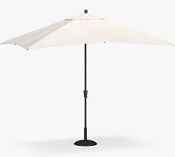 10' Rectangular Outdoor Patio Umbrella &ndash; Rustproof Aluminum Tilt Frame | Pottery Barn (US)