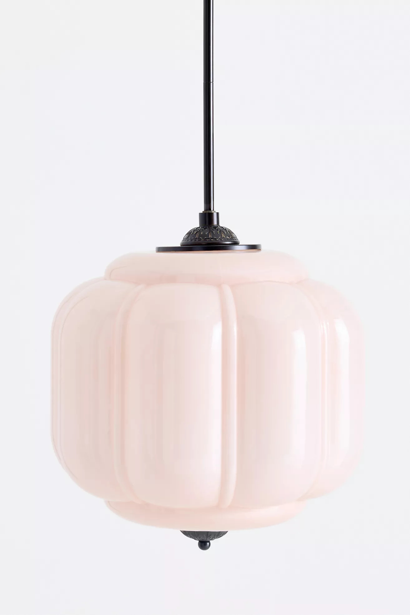 The Eloise Scallop Milk Glass Pendant Ceiling Light | Anthropologie (US)