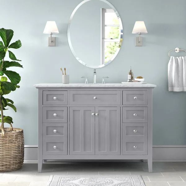 Moffett 48" Single Bathroom Vanity Set | Wayfair North America