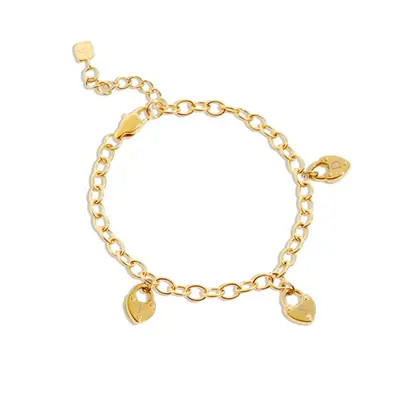 Custom Multi Love Locks Bracelet (Gold) | Abbott Lyon