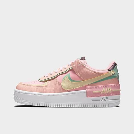 Nike Women's Air Force 1 Shadow SE Casual Shoes in Pink/Arctic Punch Size 6.5 Leather/Suede | Finish Line (US)