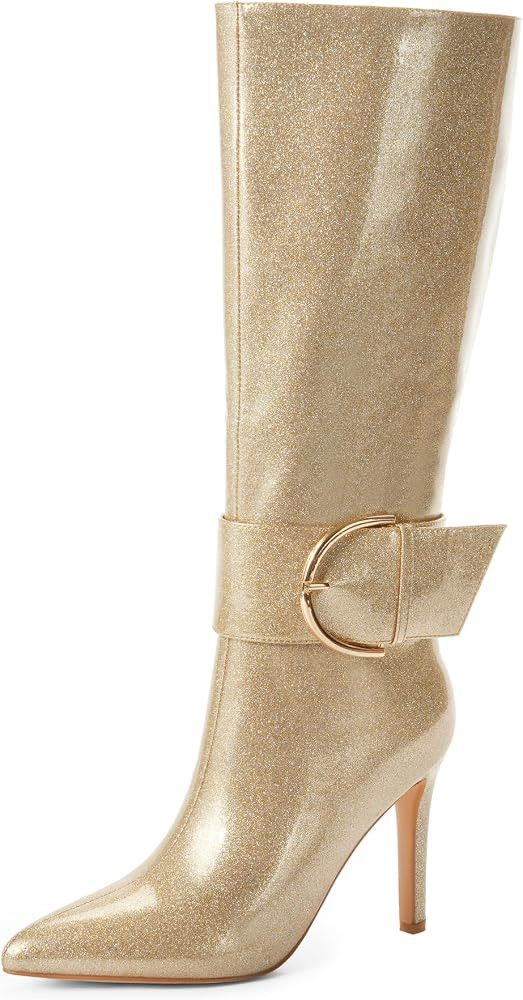 Modatope Knee High Boots Women Pointed Toe Stiletto High Heel Tall Boots Side Zipper Long Boots f... | Amazon (US)