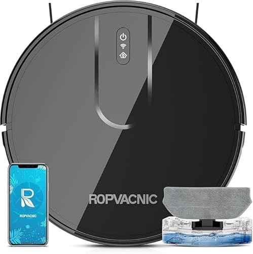 ROPVACNIC Robot Vacuum Cleaner Robot Vacuum and Mop Combo with 5200Pa Suction, Personalized Cleaning Adjustments, Self-Charging Robotic Vacuum Cleaner, Advanced Obstacle Avoidance | Amazon (US)