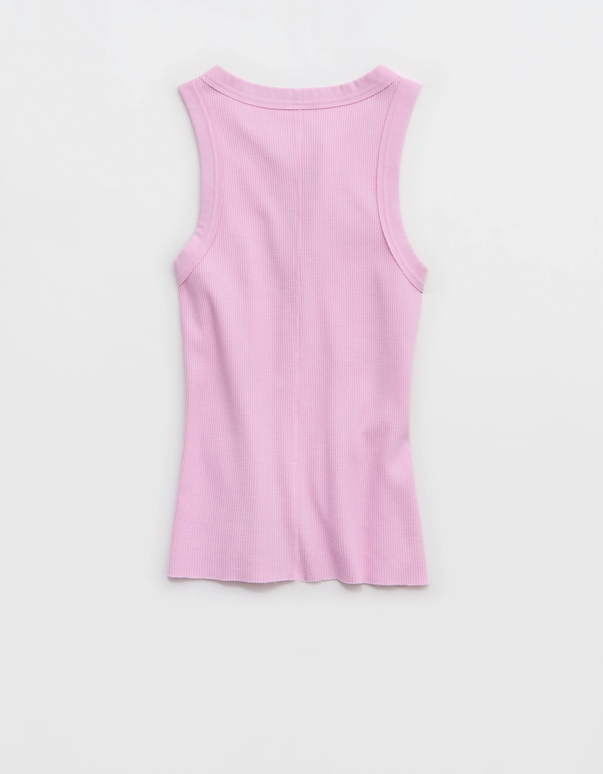 Aerie Unwind Waffle Henley Tank Top | Aerie