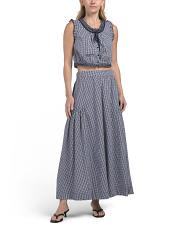 2pc Gingham Skirt Set | TJ Maxx