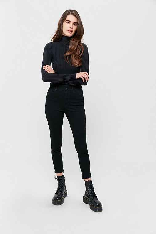 BDG Twig Grazer High-Rise Skinny Jean - Black,BLACK,24 | Urban Outfitters US
