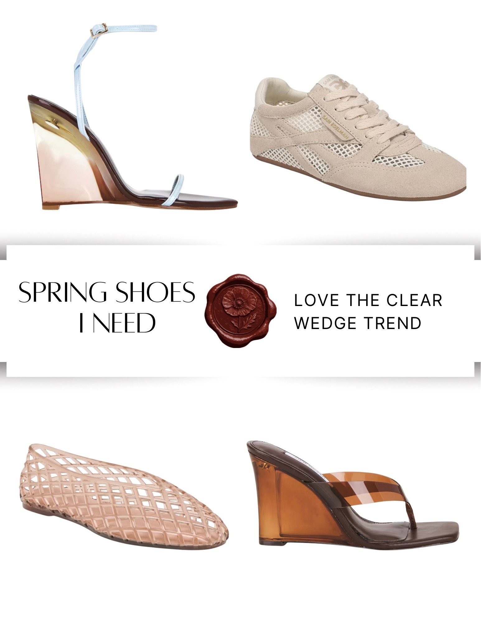 Love the Clear Wedge trend so much! 💫 @Revolve @Steve Madden US 

#LTKSeasonal #LTKFestival #LTKSaleAlert