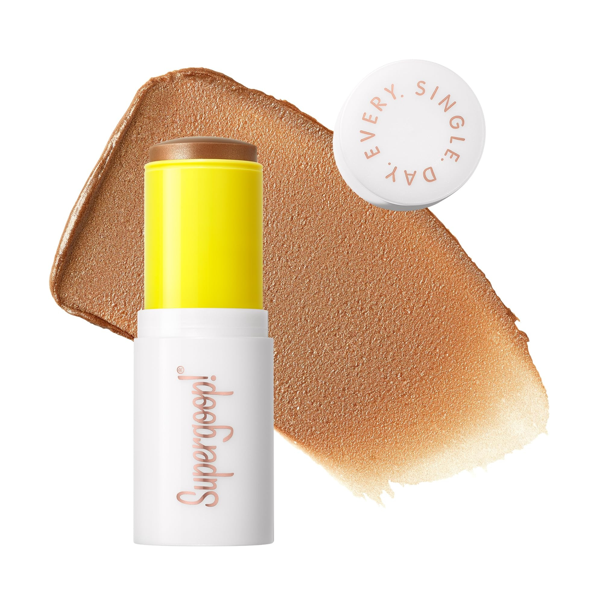 Supergoop! Glowscreen Sunlighter Glow & Protect Stick SPF 45 - Golden Hour - 0.35 oz - Sheer, Sun... | Amazon (US)