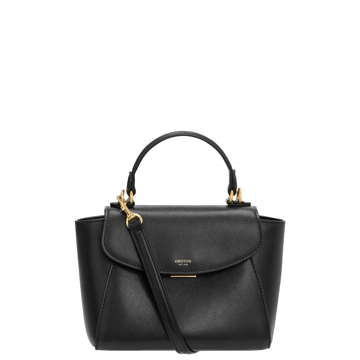 Inez Small Satchel - Black | Oroton | Oroton