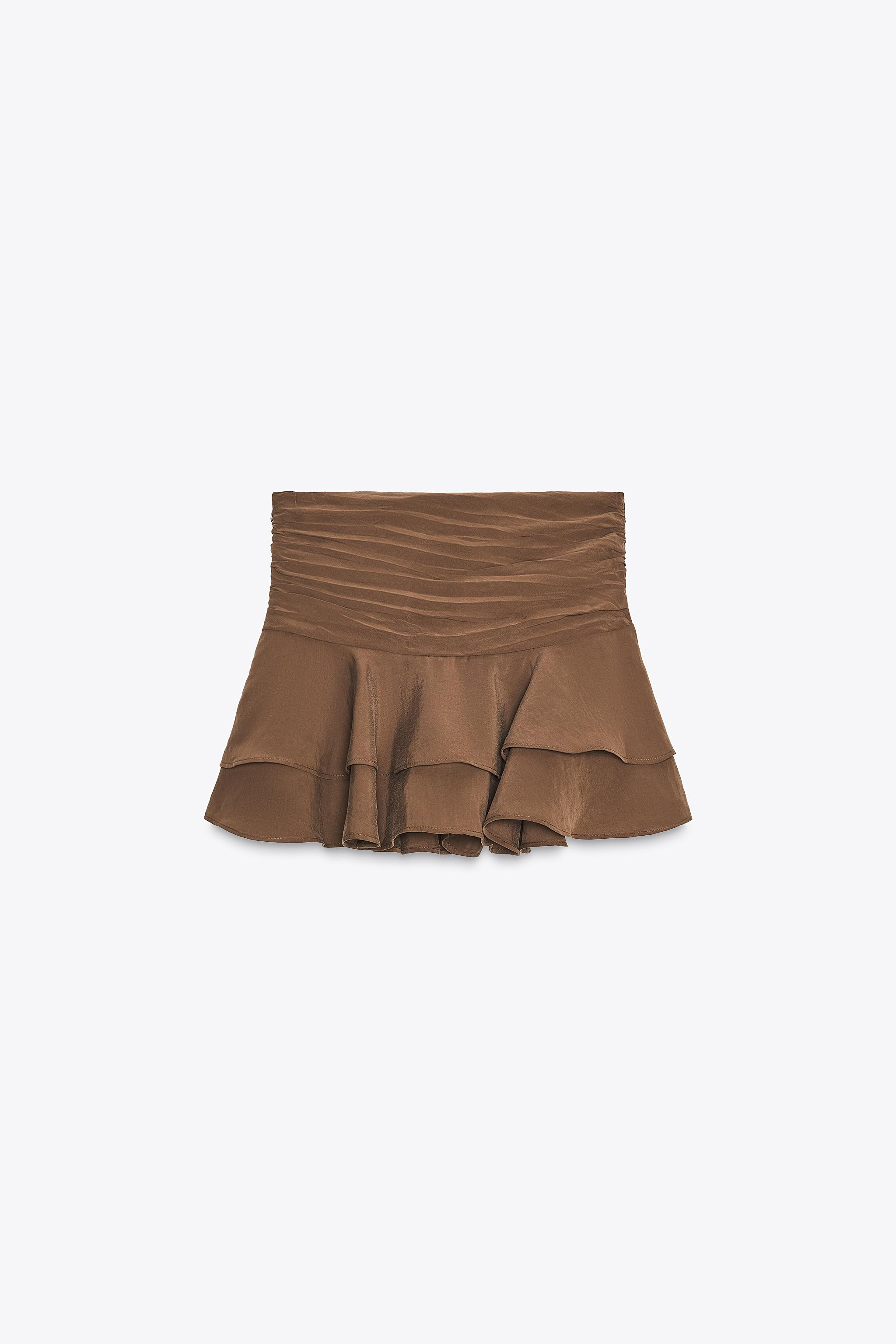 RUFFLE SKORT | Zara US