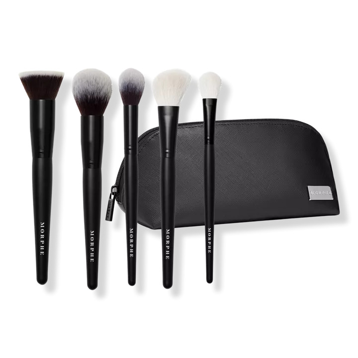 Face The Beat 5 Piece Face Brush Collection + Bag | Ulta