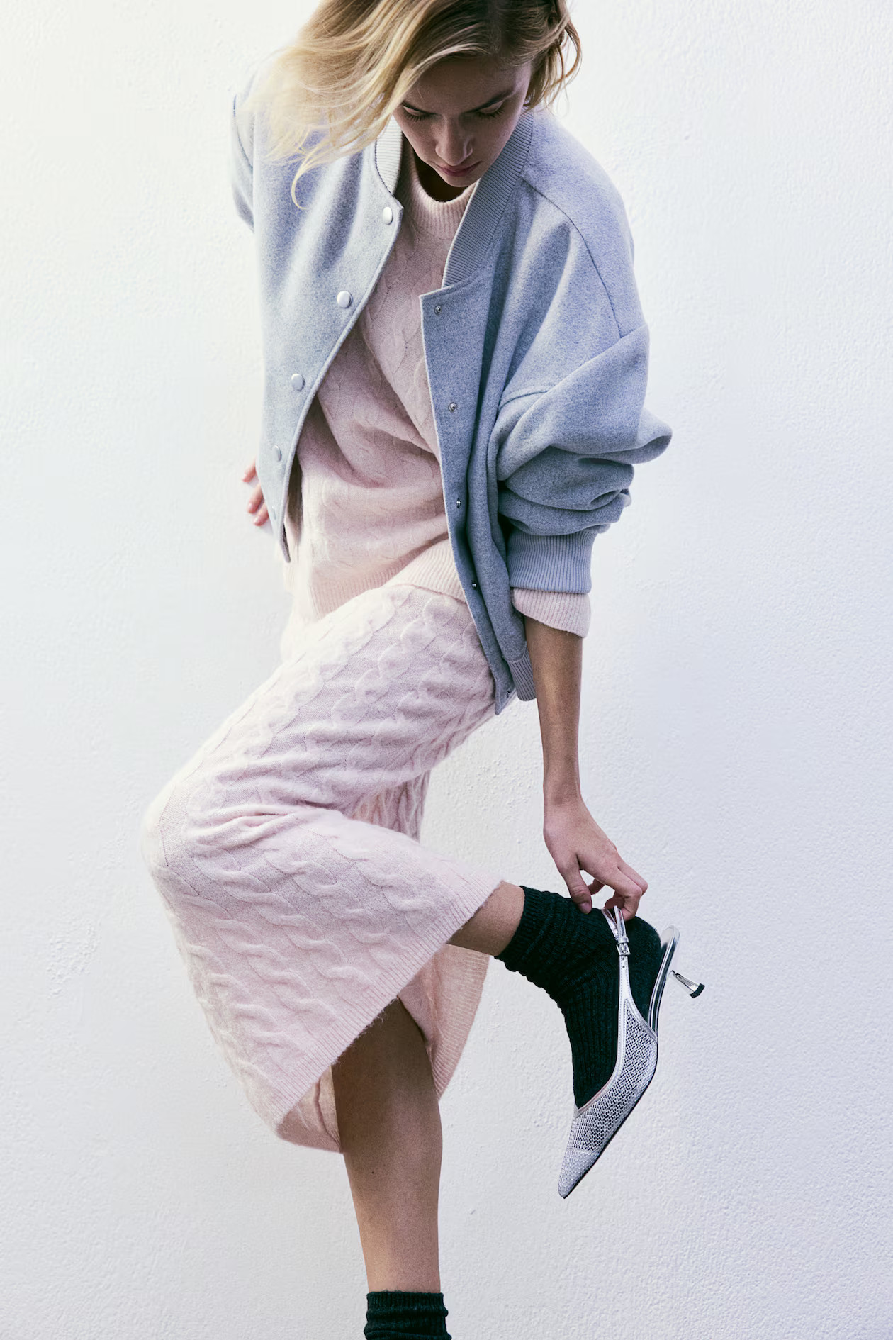 Cable-knit skirt | H&M (US + CA)