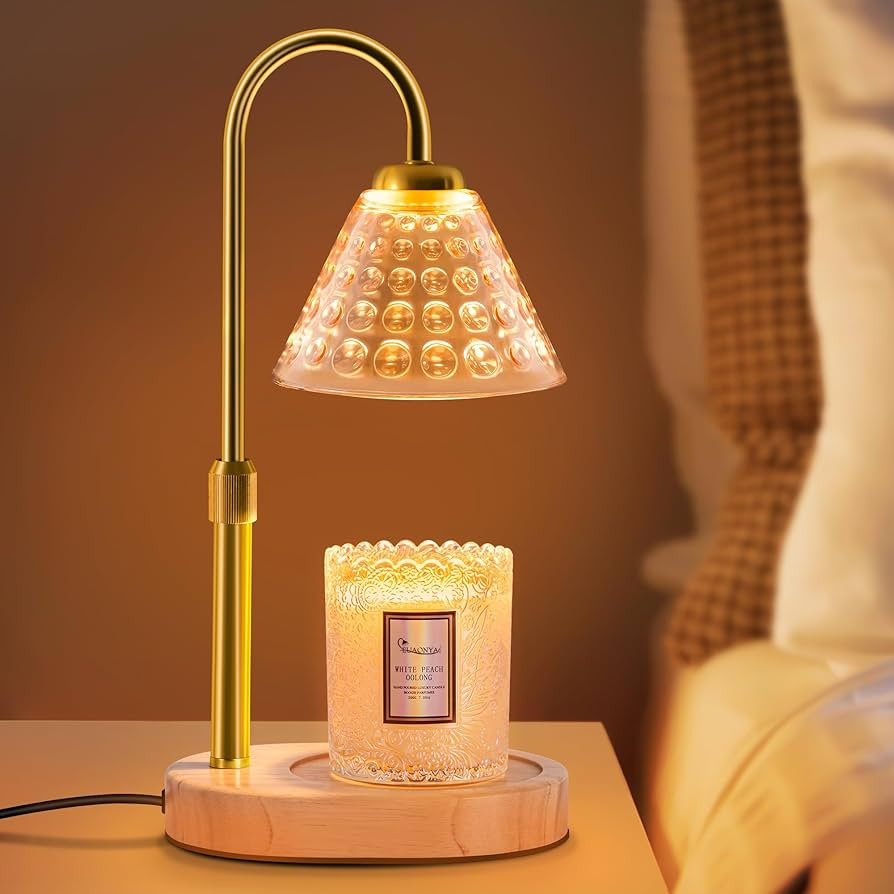 EUAONYA Candle Warmer Lamp with Timer Dimmable, Birthday Gifts for Women Mom, House Warming Gifts... | Amazon (US)
