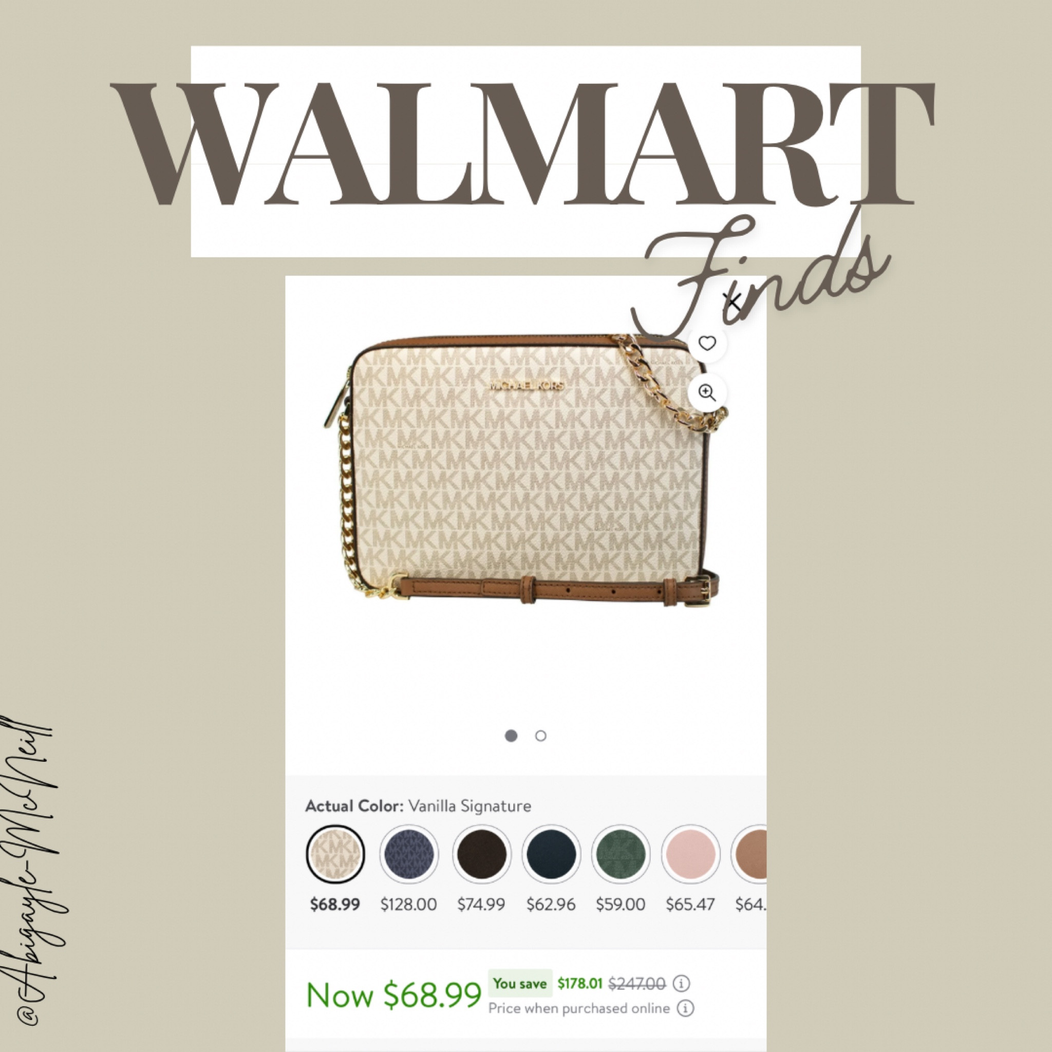 Designer handbag SALE 🚨

This would be a great bag to transition into fall, and it’s on major sale right now!!! Grab it before it sells out! 

#walmart #michaelkors #handbag #walmartsale #fall #accessories 

#LTKSaleAlert #LTKItBag #LTKSeasonal